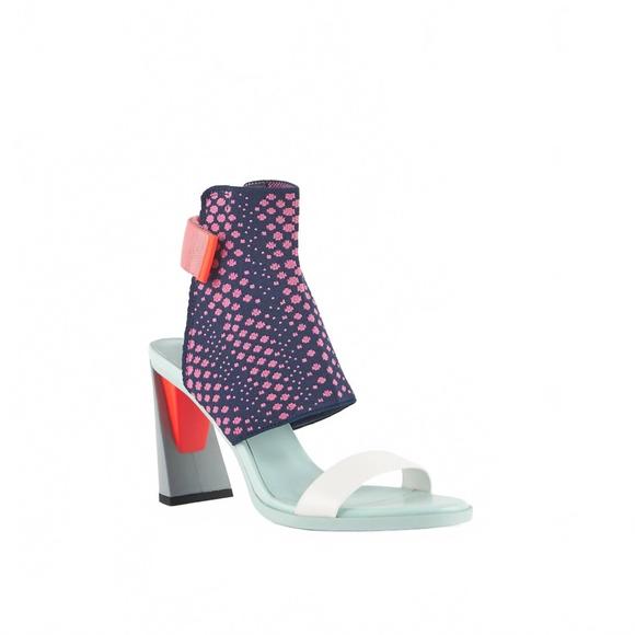 NEW UNITED NUDE women's zink fab high sandals in moonset - Picture 1 of 5